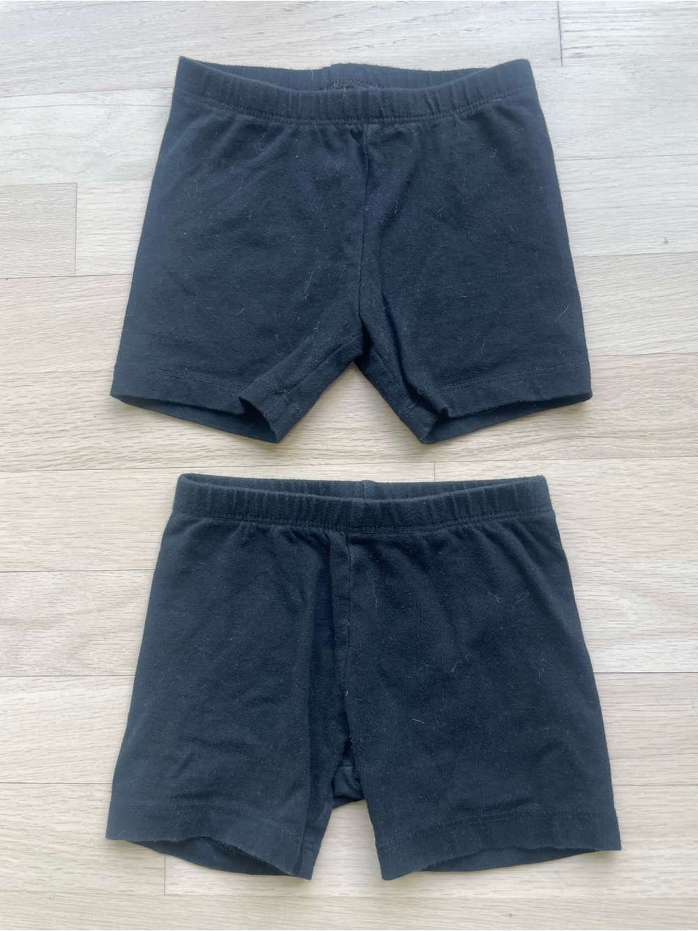 Old Navy Black Girls' Knit Biker Shorts - 2 Pack